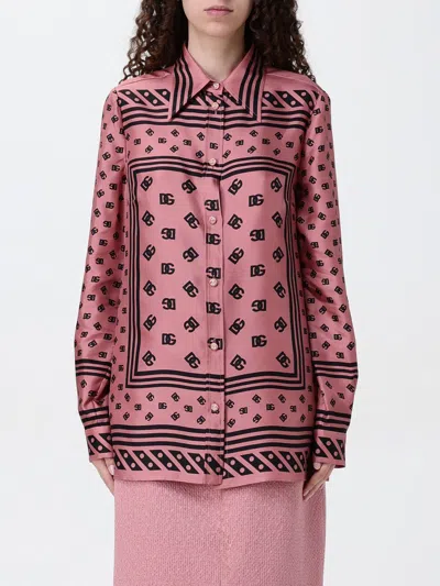 DOLCE & GABBANA SHIRT DOLCE & GABBANA WOMAN COLOR PINK,G68599010