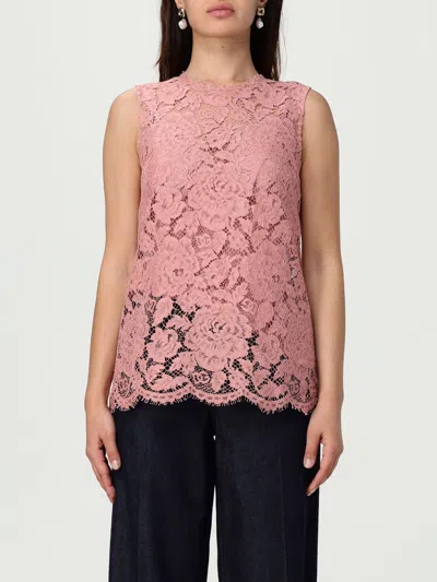 DOLCE & GABBANA TOP DOLCE & GABBANA WOMAN COLOR PINK,G56722010