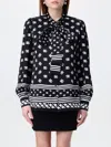 Dolce & Gabbana Silk Shirt With Bow Tie Detail In White