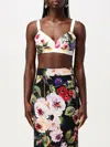 Dolce & Gabbana White Garden Top In Gelb