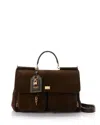 Dolce & Gabbana Top Handle Bag In Brown
