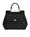 Dolce & Gabbana Top Handle Shoulder Bag In Black