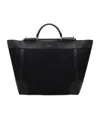 Dolce & Gabbana Dolce&gabbana Black Fabric And Leather Tote Bag In Black