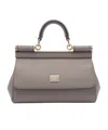 Dolce & Gabbana Top Handle Shoulder Bag In Gray