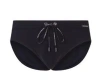 DOLCE & GABBANA TOP-STITCHING SWIM BRIEFS