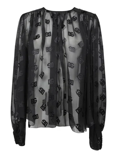 Dolce & Gabbana Tops In Black