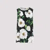 Dolce & Gabbana Black Floral Silk Top