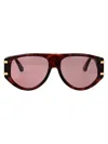 Dolce & Gabbana Tortoise Acetate Sunglasses In Brown