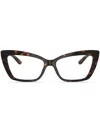 Dolce & Gabbana Tortoiseshell-effect Cat Eye-frame Glasses In Brown