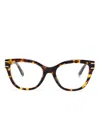 Dolce & Gabbana Tortoiseshell-effect Glasses In Brown