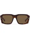 Dolce & Gabbana Tortoiseshell-effect Square-frame Sunglasses In Brown