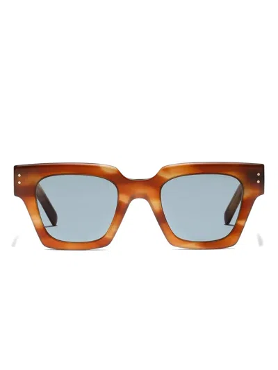 Dolce & Gabbana Tortoiseshell-pattern Square-frame Sunglasses In Brown
