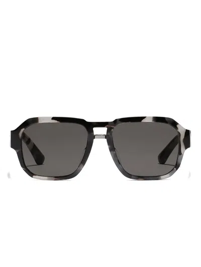 Dolce & Gabbana Tortoiseshell-pattern Sunglasses In Black