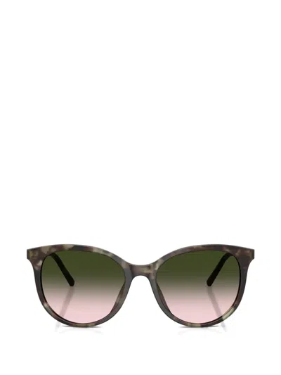 Dolce & Gabbana Tortoiseshell-effect Cat-eye Sunglasses In Brown