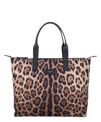 Dolce & Gabbana Tote Bag In Beige