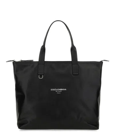 Dolce & Gabbana Tote Bag In Black