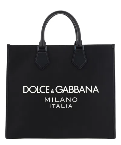 Dolce & Gabbana Tote Bag In Black