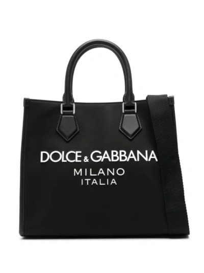 Dolce & Gabbana Tote Bag In Black