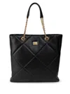 Dolce & Gabbana Tote Bag Black Leather Matelasse