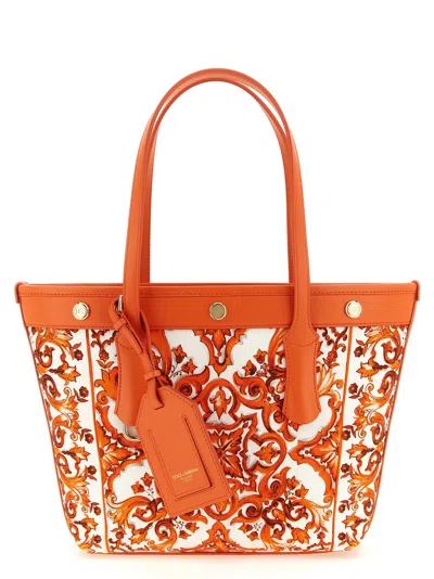 Dolce & Gabbana Tote Bag In Orange