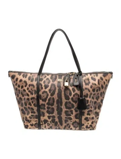 Pre-owned Dolce & Gabbana Tote In Brown