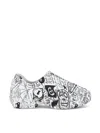 Dolce & Gabbana Toy Graffiti-print Logo Sneakers In Animal Print