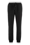 Dolce & Gabbana Track Pants With Elasticized Waist And Pockets In Black