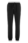 Dolce & Gabbana Track Pants With Elasticized Waist And Pockets In Black