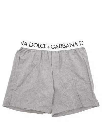 Dolce & Gabbana Track Shorts In Gray