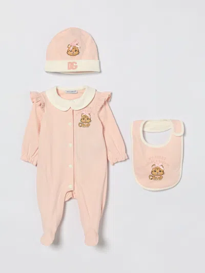 Dolce & Gabbana Babies' Tracksuit  Kids Color Pink