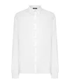 Dolce & Gabbana Silk Shirt In White