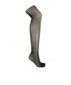 Dolce & Gabbana Translucent Socks In Gray