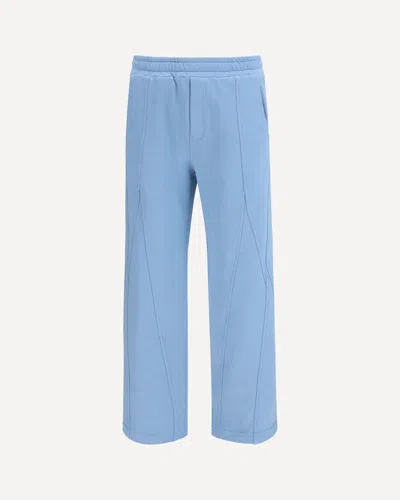 Dolce & Gabbana Treated Jersey Pants In Blue