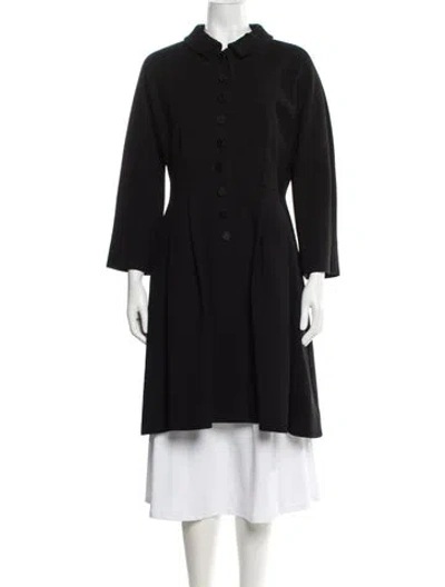 Pre-owned Dolce & Gabbana Trench Coat In Black