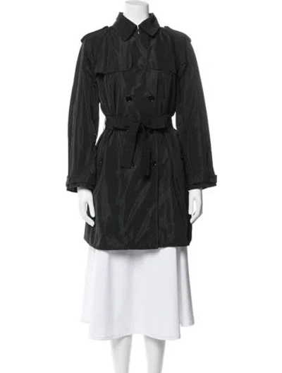 Pre-owned Dolce & Gabbana Trench Coat In Black