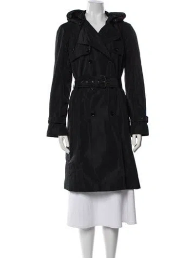 Pre-owned Dolce & Gabbana Trench Coat In Black