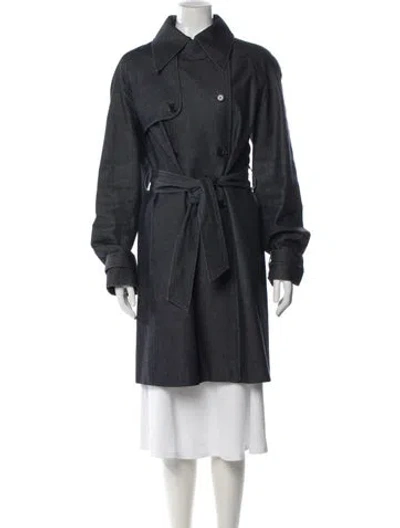 Pre-owned Dolce & Gabbana Trench Coat In Grey
