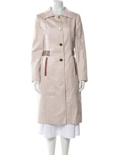 Pre-owned Dolce & Gabbana Trench Coat In Pink