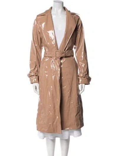 Pre-owned Dolce & Gabbana Trench Coat W/ Tags In Brown/neutrals