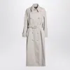 Dolce & Gabbana Beige Trench In Cotton Drill
