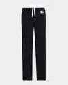 Dolce & Gabbana Triacetate Track Pants In Black