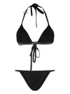 Dolce & Gabbana Triangle-cup Bikini Set In Black