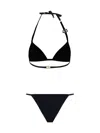 Dolce & Gabbana Klassischer Triangel-bikini In Black