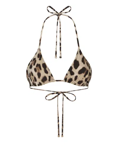 DOLCE & GABBANA TRIANGLE BIKINI TOP