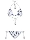 Dolce & Gabbana Triangle Bikini In White