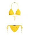 Dolce & Gabbana Triangle Bikini In Yellow