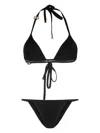 Dolce & Gabbana Triangle-cup Bikini Set In Black