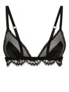 Dolce & Gabbana Black Soft Cup Triangle Bra