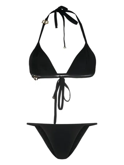 DOLCE & GABBANA DG-LOGO TRIANGLE BIKINI SET