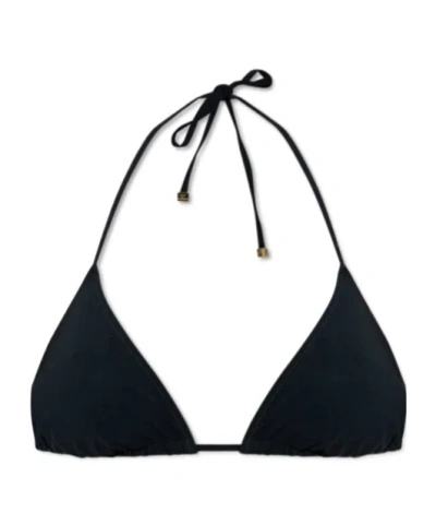 DOLCE & GABBANA TRIANGLE-CUP BIKINI TOP